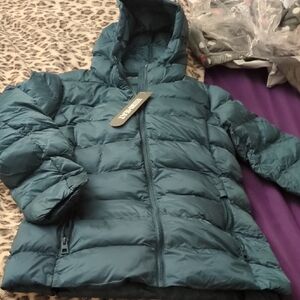 32 Degrees Women Blue Puffer Jacket